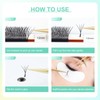 NAGARAKU Double Tips 4D W Eyelash Extensions Supplies Thick w