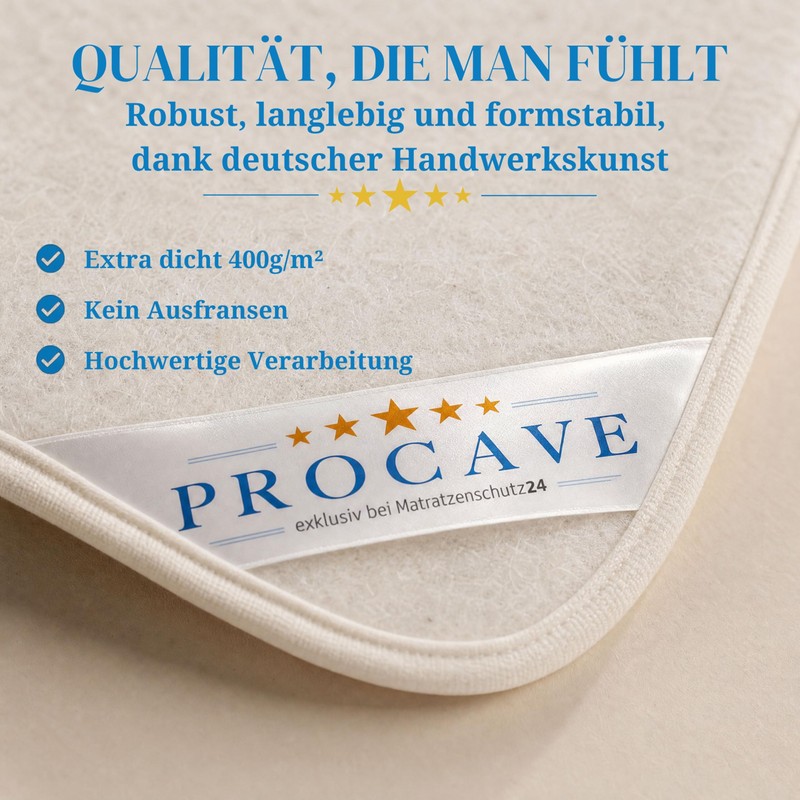 PROCAVE Felt Protector for Slatted Frame Available in Different Sizes