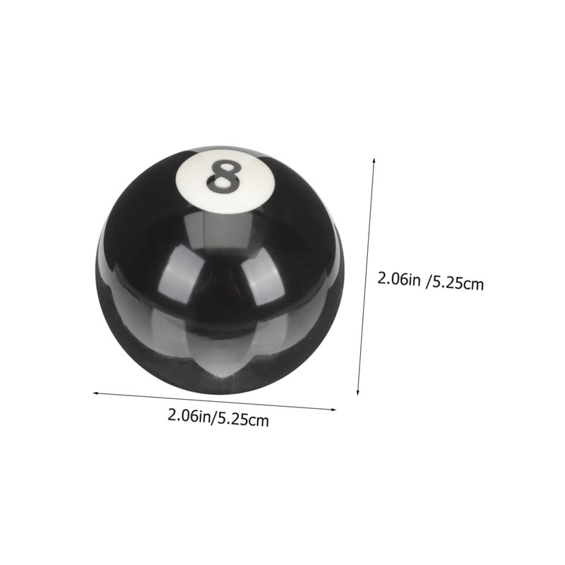 JUMPLAWN Palla da biliardo 8 pezzi numero 8 in resina