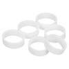 uxcell 20Pcs Silicone Rubber Bands, 20x7mm Rubber Bands Rings Cable