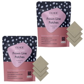 120 Stück Zornesfalte Pflaster,Zornesfalte Pflaster Nacht,Facial Patches,Falten Pflaster Gesicht,Stirnfalten Pflaster,Anti Falten Patches,für Alle Hauttypen Geeignet