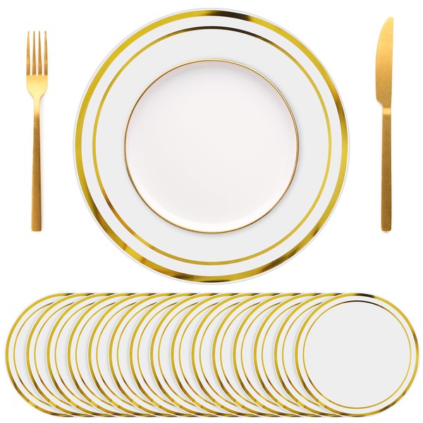 Kochorie 50 Pcs Round Paper Placemats, 13.4 x 13.4 Inch