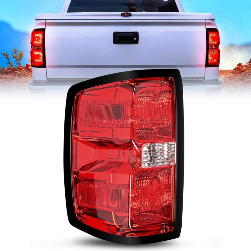 Nilight Taillight Assembly for 2014-2019 Chevy Silverado 1500 2500 HD