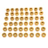 Unbranded Gold Engine Bolt Cover Caps Kit For Harley Dyna