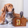 LPREUTWN Pet Memorial Urn for Dog or Cat Ashes Wooden