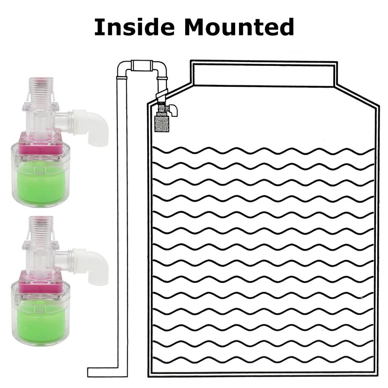 Transparency Water Float Valve, Water Level Control Water Tank Traditional
