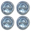 Pit Posse 11007-4 Four Cargo Trailer Recessed Rotating D Ring