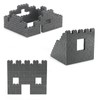Feleph 260 Pieces Masonry Profile Bricks Building Blocks for Wall
