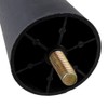4PCS 80mm Height Plastic Sofa Legs,Black Plastic Furniture Legs Couch