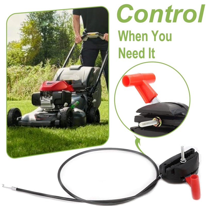 ZAMDOE Universal 56" Lawn Mower Throttle Cable Switch Assembly Control