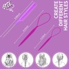 3Pack Hair Loop Tool Set with 2PCS French Braid Tool