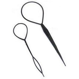 Premium Quality 2pcs Women Girls Topsy Tail Hair Braided Ponytail Maker Easy Styling Tools Hair Extension Wig Accessories
