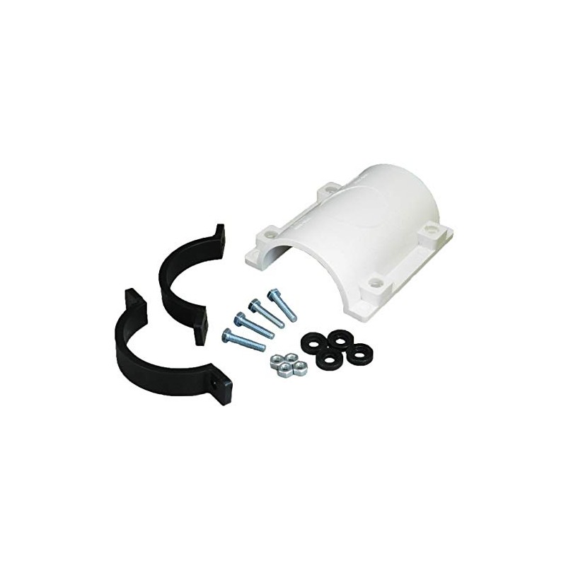Repair Saddle - for 4" Pipe with Hardware Kit/PRSC4/Plastic Oddities