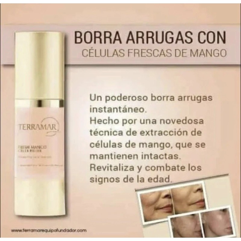 Fresh Terramar fresh Mango Facial Rellenador De Arrugas Wrinkle Filler