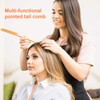 Yaomiao 24 Pcs Rat Tail Combs for Woman Parting Combs