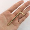 E-outstanding Right-Angle Screws Hook 20PCS 2 inch Golden 7 Shape