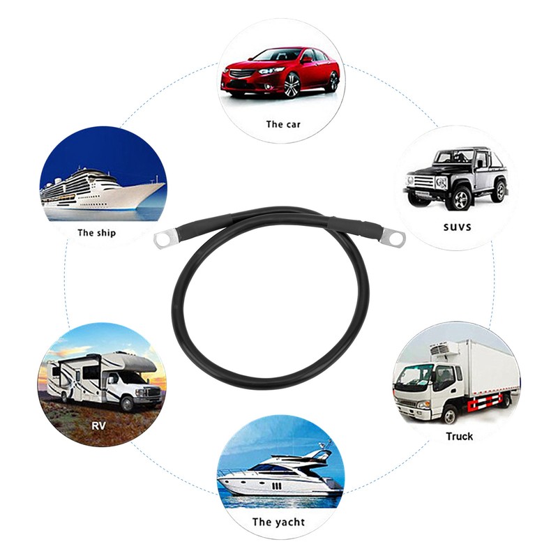 23.6in Ground Wire 4AWG 25mm² 150A High Toughness Earth Cable