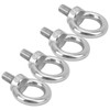 4Pcs Stainless Steel Lifting Ring Eye Bolt Heavy Duty Machinery