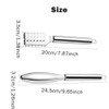 2 Pieces Fish Scaler Tool, Stainless Steel Skin Remover Fish