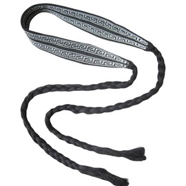 ZooBoo Martial Arts Kung Fu Belt (2 Pack) - Tai Chi Training Belt (2 Pack) (Black)
