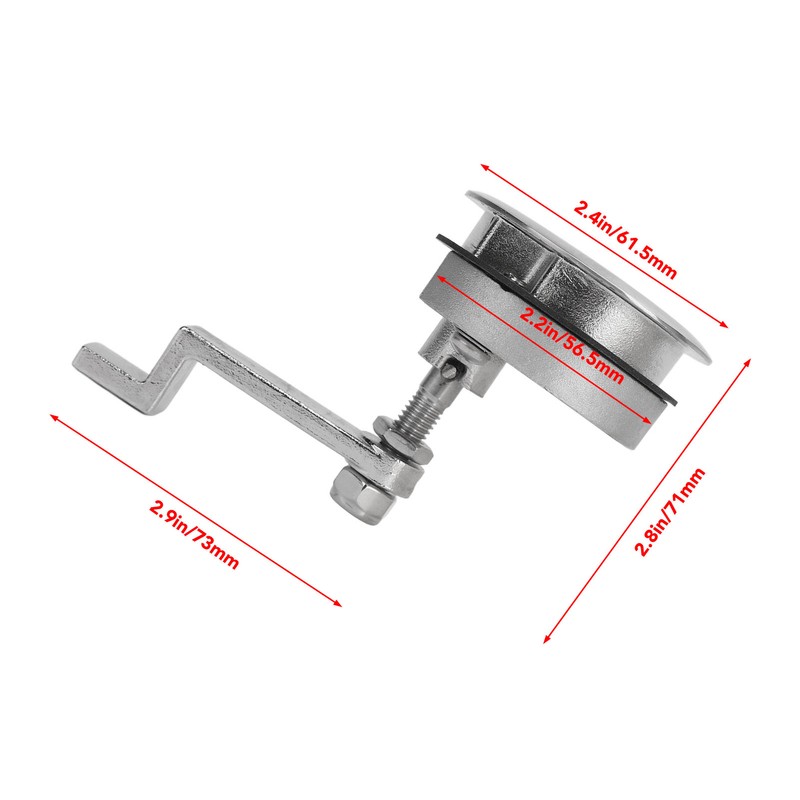 2in Boat Flush Pull Hatch Latch 316 Stainless Steel Marine