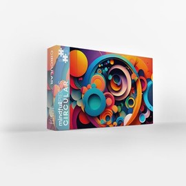 Mindful Pieces Jigsaw "Circular" 1000 Piece | Great British Jigsaws | Small Batch Made | Sustainable Jigsaw Puzzles