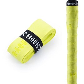 Raquex Chamois Hockey Stick Grip: Super Grippy, Soft & Absorbent Shammy Grips for Field or Ice Hockey Sticks (Yellow, 1 Grip)
