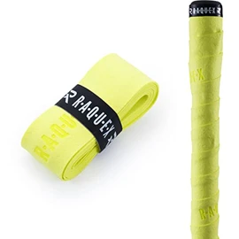 Raquex Chamois Hockey Stick Grip: Super Grippy, Soft & Absorbent Shammy Grips for Field or Ice Hockey Sticks (Yellow, 1 Grip)