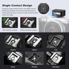 ZENI ZF04 Camera Flash, 6500K±200K Mini Flash for Canon, Sony,