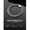 ChainsProMax Cuban Link Chain Bracelets 7mm Wide 9Inch Mens Cuban