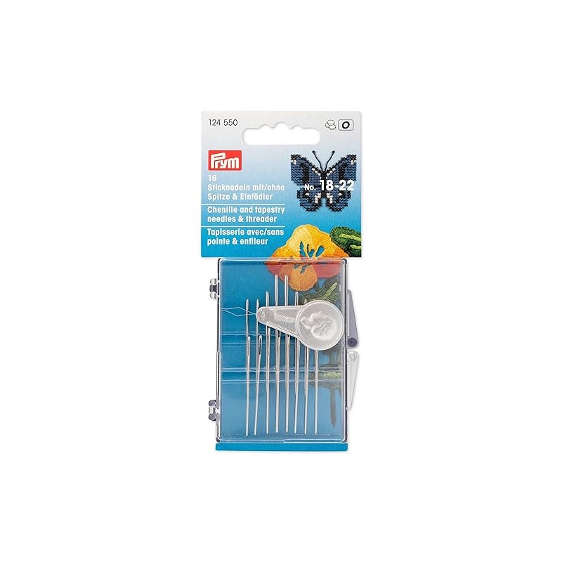 Prym Embroidery Needles, Gold, Silver, One Size