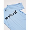 Hurley Playera de Surf para niños, Azul psíquico, 7