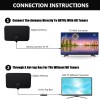 Crystal Clear HD Digital TV Antenna - 360° Reception, Flexible