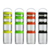 ALEOHALTER Snack Pots 4 Pieces Stackable Storage Jars Portable Lunch