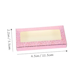 Healeved 25pcs Chic Makeup Lash Kit Lash Packaging Boxes False Eyelash Boxes Stylish Storage