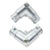 Qlvily 10 Pieces 1/2 Inch EMT to EMT 90 Degree