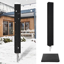 FGXY Protective Cover with Zip, Garden Furniture Protective Cover, Parasol Cover, 200 cm Rotary Airer Protective Cover, 210D Oxford Storage Bag, Waterproof, for Rotating Drying Racks