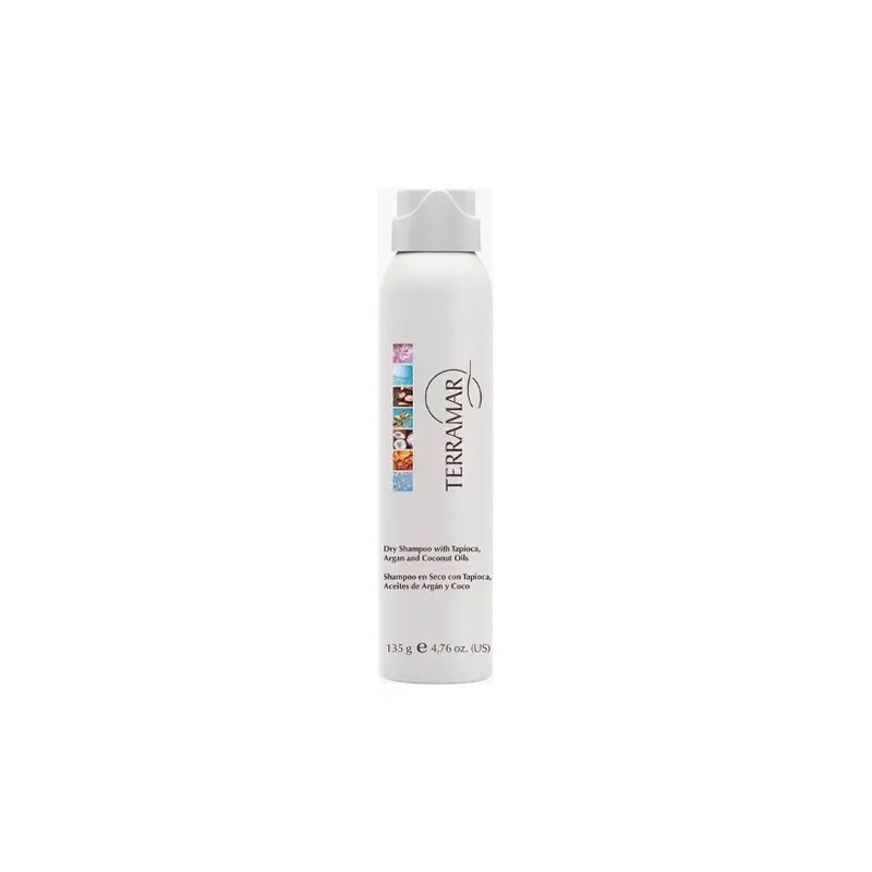 Shampoo En Seco Con Tapioca Aceites Argan Coco Terramar 135g