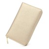 Passbook Case, Magnetic Protection, Genuine Leather, Large Capacity, Passport Case,
