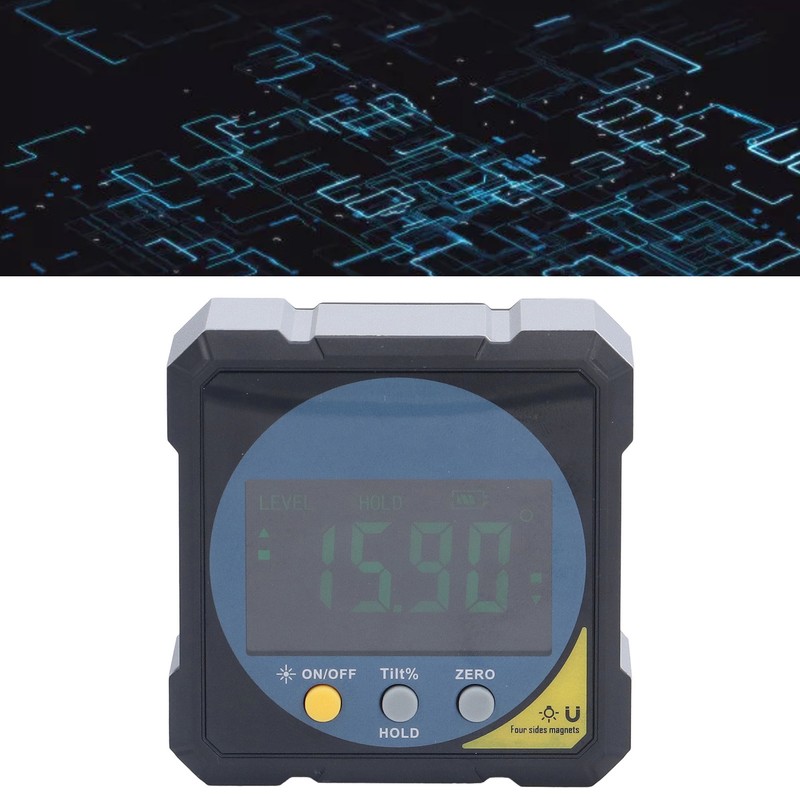 Digital Angle Finder Laser Magnetic Inclinometer Box Gauge Electronic Protractor