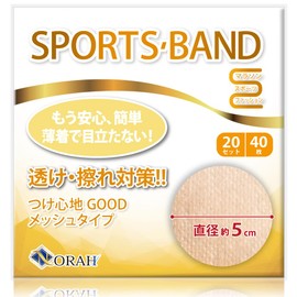 [NORAH] ニップレス レディース 女性用 二プレス ニップル 男女兼用 男性 メンズ メンズニップル (20回分40枚) 通気性 メッシュタイプ