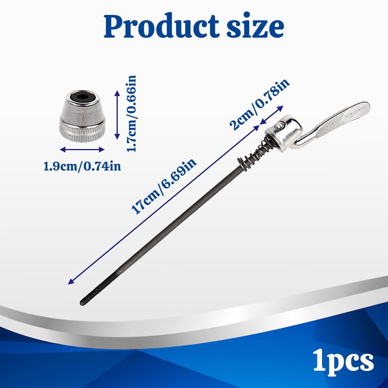 1Pc Turbo Trainer Easy to Install Quick Release Skewer Bike