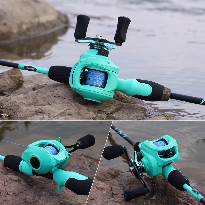 Sougayilang Baitcasting Fishing Reel with 9 + 1 Anti-Reverse Ball