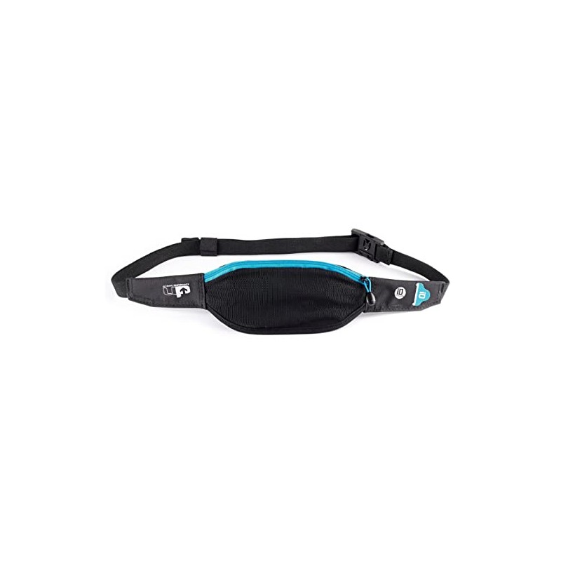 Ultimate Performance Men's Wookey Runners Waist Pack-Black/Blue, One Size