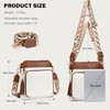 Travistar Bolsa Crossbody Mujer, Bandolera Mujer Cuero PU, Protección RFID