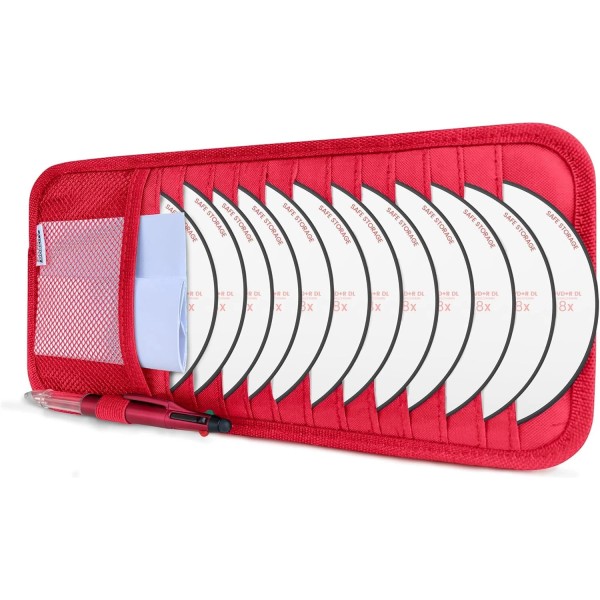 NoBrand CD Case Holder for Car - Sun Visor Organizer