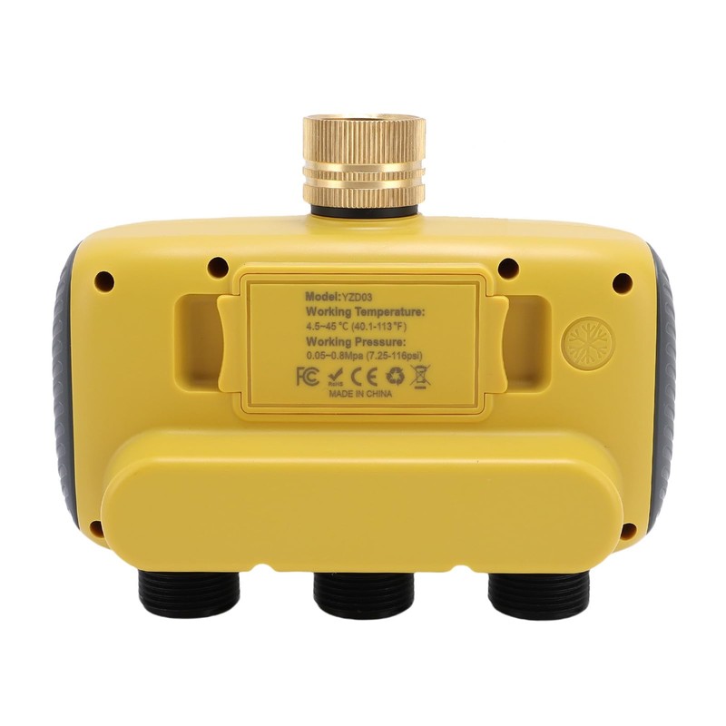 Generic 3 Zone Sprinkler Timer, 3 Outlets Programmable Water Hose