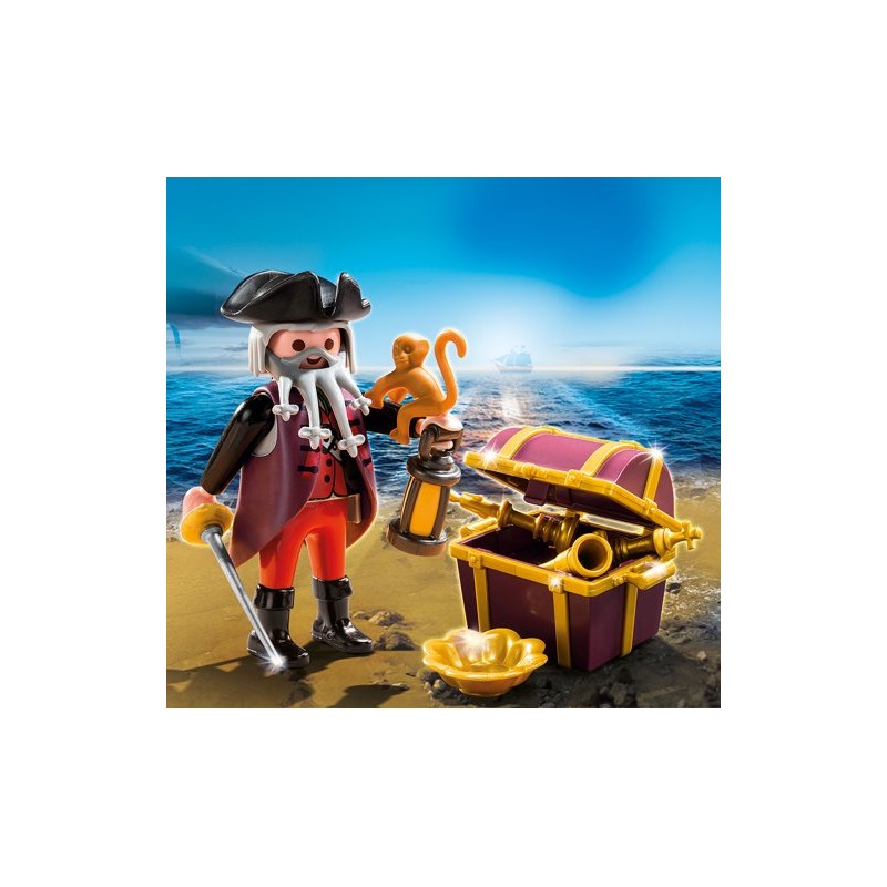 PLAYMOBIL 4783 Pirate with Treasure Chest