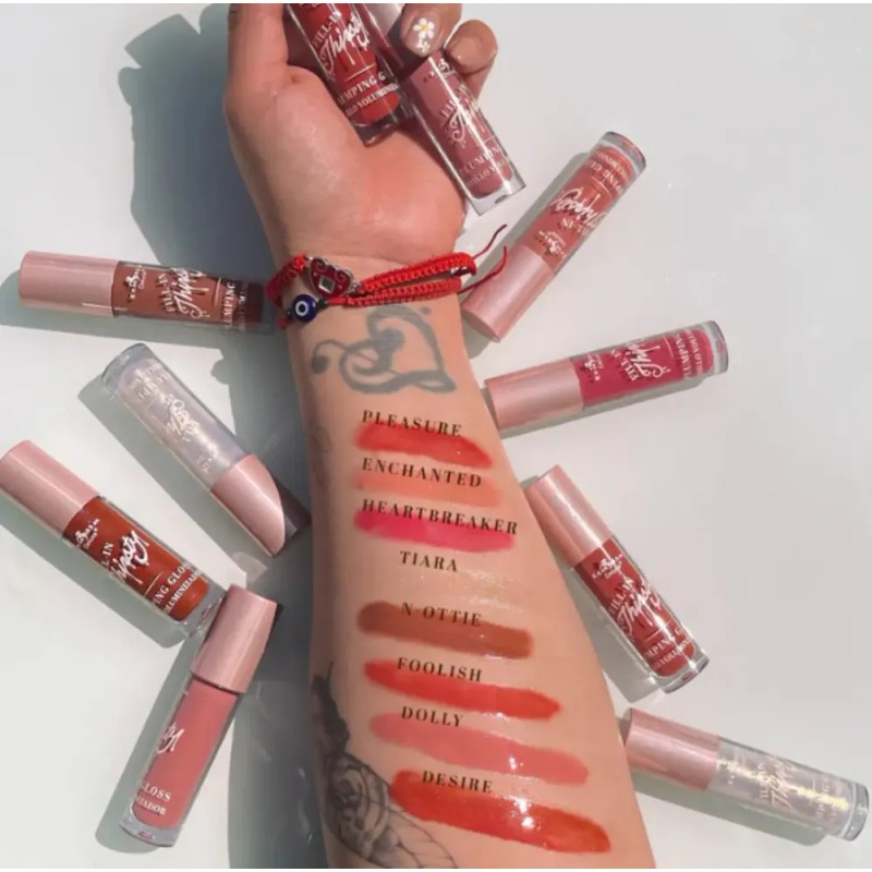 Labial Gloss Voluminizador Thirsty Italia Deluxe Pleasure Color MODEST