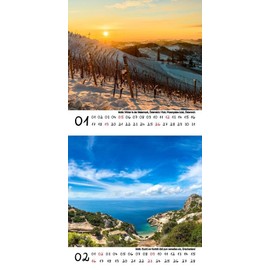 Landscape Magic Europe Calendar for 2025 Format 10 cm x 10 cm Landscapes and European Countries Seelenzauber